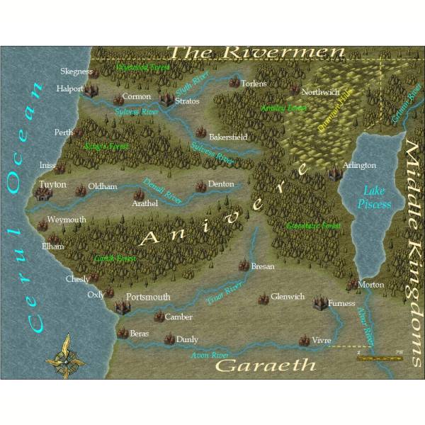 Map of Anivere